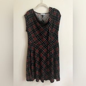 Soft plaid frock shop dress